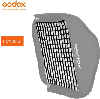 Godox 80x80cm 32 "x 32" Honingraat voor Godox s-type 80x80cm Softbox Studio Speedlite Flash Softbox (80*80cm Grid Alleen)