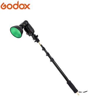 Godox AD-S13 21-63 "/55-160Cm Draagbare Boom Pole Stick Vier Sectie Met 1/4" Buitendraad Voor Witstro Flash AD180 AD360