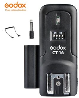 Godox CT-16 16 Kanalen Draadloze Radio Flash Trigger Zender + 2x Ontvanger Set Voor Canon Nikon Pentax Studio Speedlite Flash CTR-16 Receiver