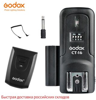 Godox CT-16 16 Kanalen Draadloze Radio Flash Trigger Zender + Ontvanger Set Voor Canon Nikon Pentax Studio Flash