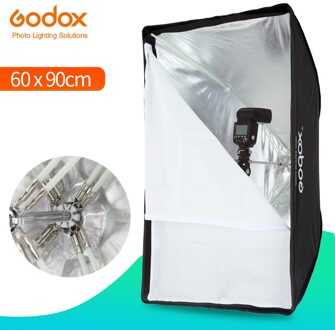 Godox Draagbare 60*90 cm 24 "* 35" Paraplu Foto Softbox Reflector voor Flash Speedlight (Softbox alleen)