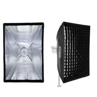 Godox Paraplu Softbox Bowens 80x120 met Grid