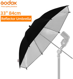 Godox Professionele 33 "84Cm 40" 102Cm 43 "108Cm Zwart Zilver Reflector Paraplu Voor Fotografie studio Light Flash 1stk 33 duim 84cm