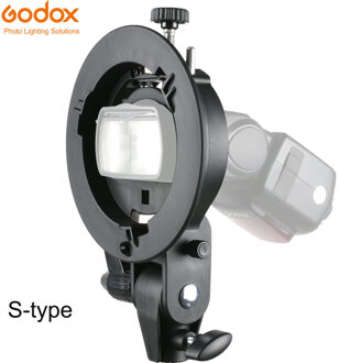 Godox s-type Bracket Bowens Mount Houder voor Speedlite Flash Snoot Softbox Honingraat