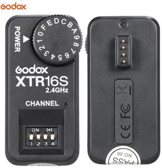 Godox XTR-16S 2.4G Draadloze X-systeem Afstandsbediening Flash Ontvanger voor VURE V860 V850