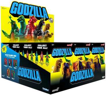 Godzilla Toho (Metallic) Action Figure Blind Box Wave 5 Display (12)