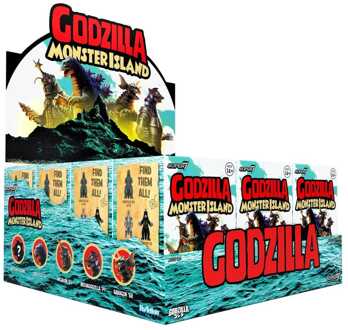 Godzilla Toho (Monster Island) Action Figure Blind Box Wave 7 Display (12)