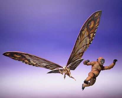 Godzilla x Kong: The New Empire S.H. Monster Arts Action Figures 2-Pack Suko & Mothra