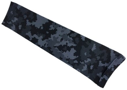 Goed! 1 st Camouflage Zwart Sport Armband Ademend Zon UV Manchet Enkele Fitness Protector Zweetabsorberende Snel Droog im XL