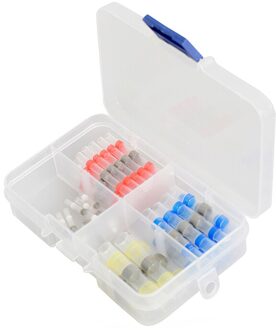 Goed 50Pcs Waterdichte Afdichting Krimpkous Soldeer Connector Krimp Soldeer Mouw Buis Sluit Tool Voor Motorfiets Auto