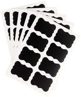 Goed Gemaakt Schoolbord Sticker Craft Keuken Snoeppot Organizer Labels 40 Stks/set Gebruikt In Zoetwaren Winkels # P30
