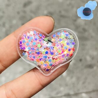 Goede 1Pcs Shining Hearts Kids Schoenen Accessoires Hars Schoen Klomp Voor Jongens Meisjes Schoenen Charms Presents Ivoor