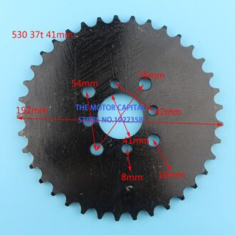 Goede 41mm 530 37 Tand achter kettingwiel fit ATV Quad Go Kart Motorfiets
