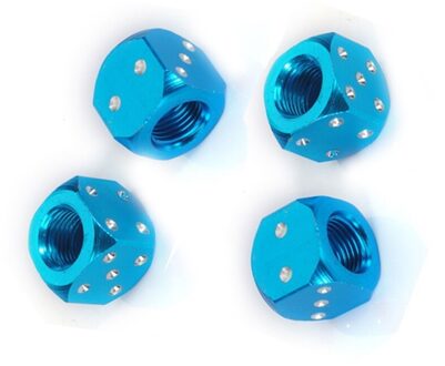 Goede 4x Metal Dice Fiets Auto Motorfiets ATV Band Tire Wheel Valve Dust Caps Covers Zwart A1