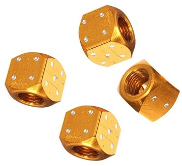 Goede 4x Metal Dice Fiets Auto Motorfiets ATV Band Tire Wheel Valve Dust Caps Covers Zwart A3