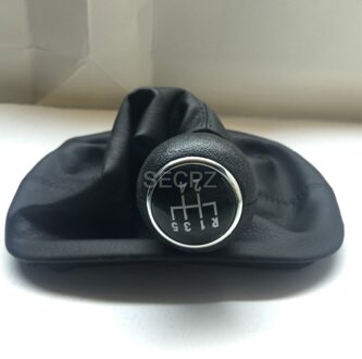 Goede 5 Speed Pookknop Met Lederen Laars Voor Vw Golf 3 MK3 92-98/ t4 91-04/Vento 92-98/1H0711141A 1H0711115A