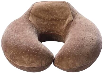Goede Gezonde U-Vormige Hals Kussen Memory Foam Reizen Nek Ondersteuning Hoofd Kussens Slaapt Kussen Voor Auto Rijden koffie