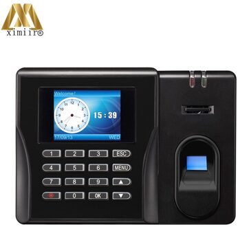 Goede Vingerafdruk Tijd Klok Machine XM60 Biometrische Tijdregistratie Systeem Met 2.4Inch Kleurenscherm