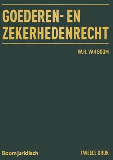 Goederen- & zekerhedenrecht - W.H. van Boom - ebook