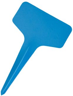 Goedkoopste Prijs 100 Pcs Tuinieren Label Waterdichte Plastic Insert Grond Kaart T-Vormige Etiket Macetas Decorativas # Gh Blauw