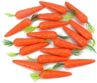 Goedkope 30 Stuks Wortelen Mini Kunstmatige Plastic Schuim Wortel Fruit En Groente Berry Bruiloft Kerst Familie Keuken Decoratio