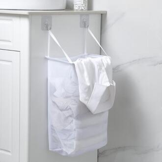 Goedkope Muur Opknoping Witte Wasmand Ondergoed Sokken Opslag Vat Kleding Opslag Emmer Wasgoed Organizer Pouch Huishoudelijke