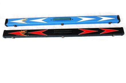 goedkope prijs lederen houten Snooker Cue case, 3/4-pc Biljartkeu box hold 1 as en 1 butt