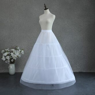 Goedkope Sample Real Een Line Tulle Petticoat Bridal Hoop Bruids Rok Petticoat Braut Reifrock Prom Dress Slips