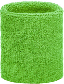 Goedkope zweetbandjes lime groen