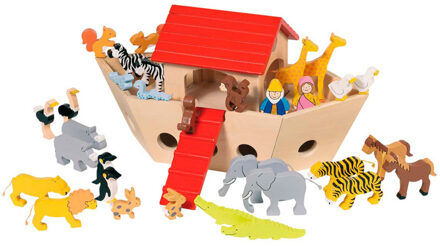 Goki Ark Van Noach Met Passagiers Hout