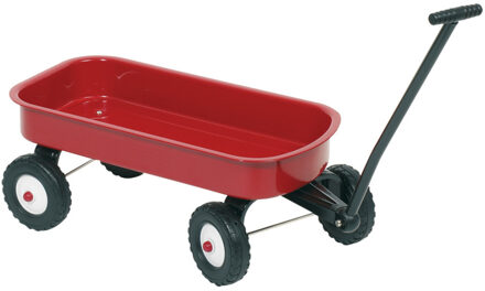 Goki BOLDERKAR 101x25,5x21cm, rood, in metaal en kunststof, 3+