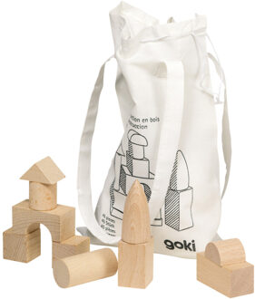 Goki Building Blocks, Polished With Bee's Wax