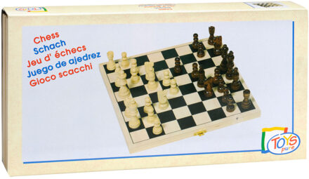 Goki Chess Game In Plywood Cassette