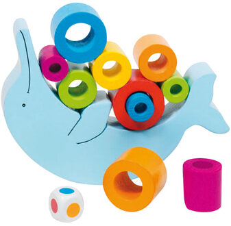 Goki Evenwichtsspel Balancerende Dolfijn 17 X 12 Cm