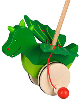 Goki Houten Duwfiguur - Draak