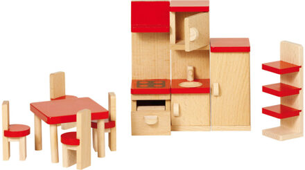 Goki Houten Poppenhuis Keuken 9-delig