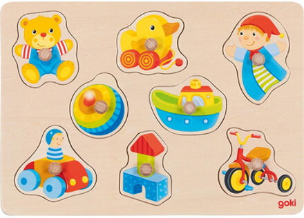 Goki Knijperpuzzel Mijn eerste speelgoed Kleurrijk