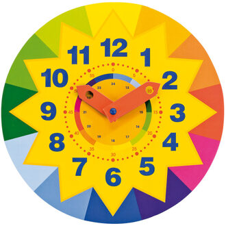 Goki Learn Clock Look Sun