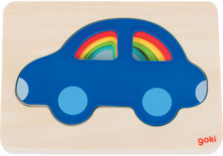 Goki Legpuzzel Hout Auto's 5-delig