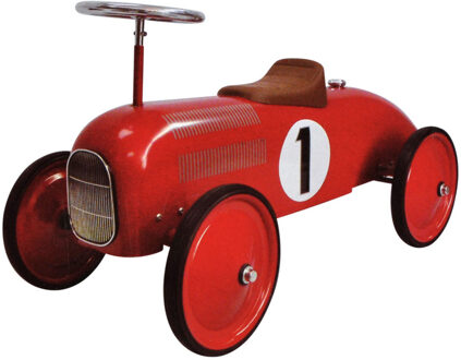 Goki Loopauto Nummer 1 Rood