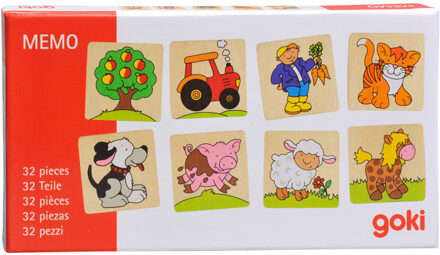Goki Memory Boerderij 32 Delig