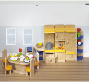 Goki Meubeltjes Poppenhuismeubeltjes Keuken 37- delig