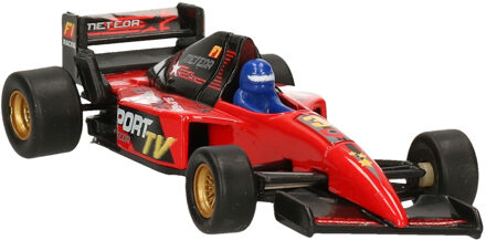Goki Speelgoed auto Formule 1 wagen rood 10 cm
