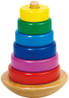 Goki Stapeltoren: regenboog 7-delig