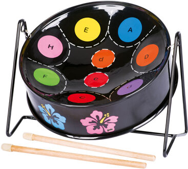 Goki Steeldrum 8 X 26 cm Zwart