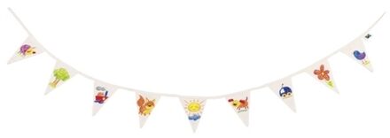 Goki Vlaggen Om Zelf Te Beschilderen Lengte 110 Cm Multikleur