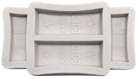 Gold Bricks Siliconen Mallen Goudstaven Fondant Chocolade Gebak Mallen Taarten Decoreren Gereedschap Diy Mallen Keuken Bakvormen