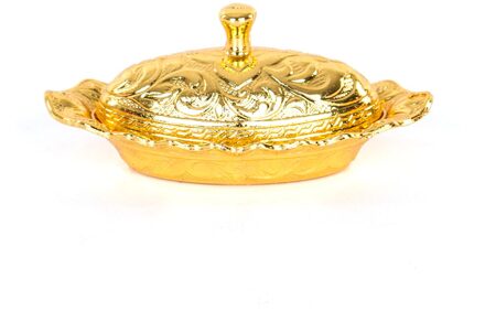 Gold Candy & Turkse Delight Kom Gemaakt Met Voetenbank Motieven