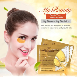 Gold Crystal Eye Mask Eye Patches For Eye Care Dark Circles Black Eye Remove Eye Skin Protect Mask For Wrinkle Skin Care TSLM1