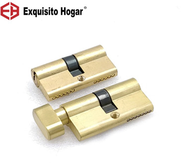 Gold Door Cylinder Biased Lock 60(30-30)mm Cylinder AB Key Anti-Theft Entrance Brass Door Lock Lengthened Core Extended Keys